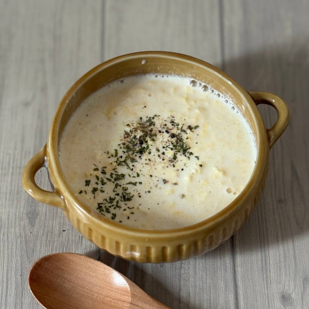 JA全農公式の「牛乳のたまごスープ」のレシピ