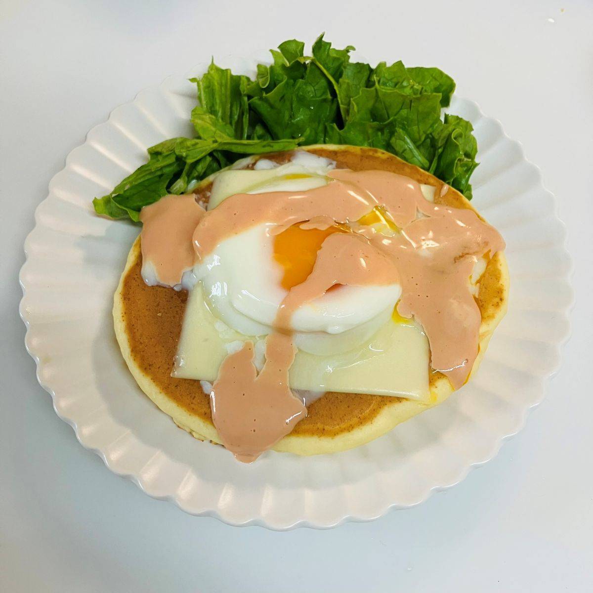 森永公式の「しあわせブランチホットケーキ」のレシピ