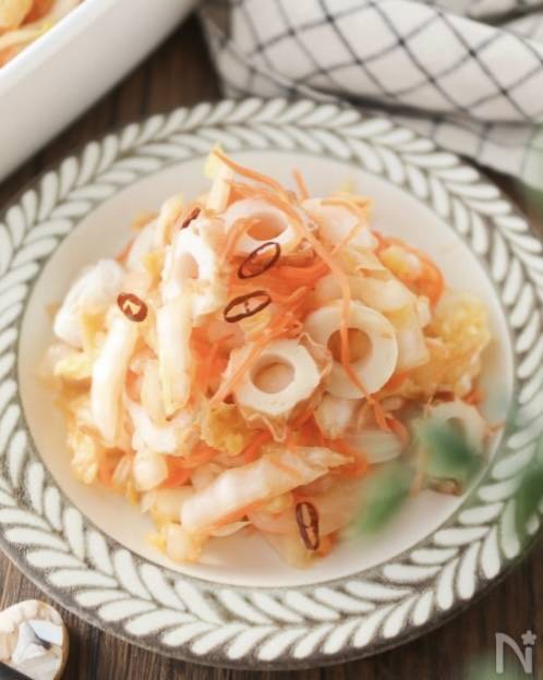 火を使わないでできる「ちくわ」の作り置きおかず