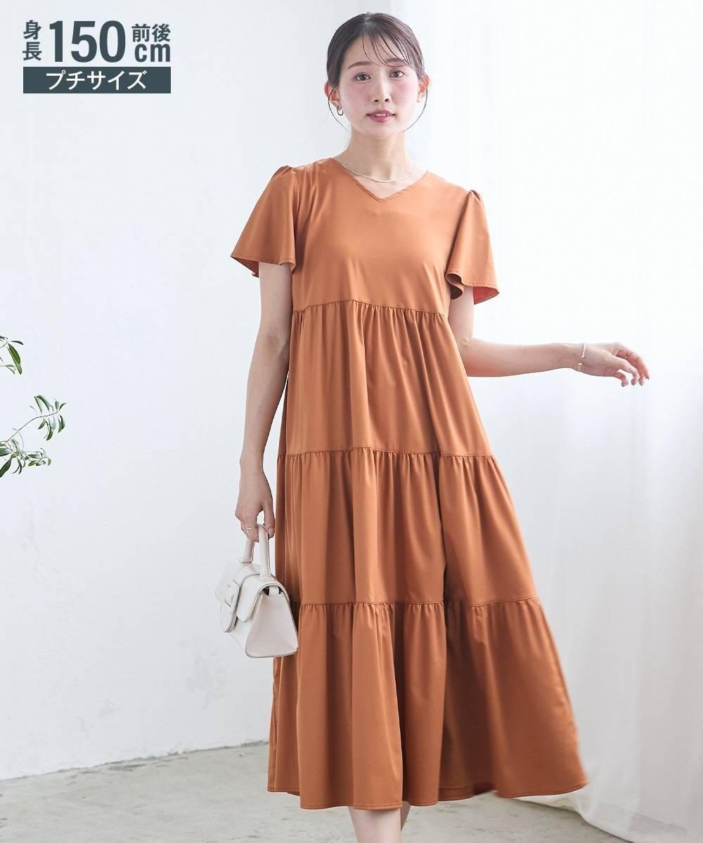 低身長向け夏の着痩せワンピース