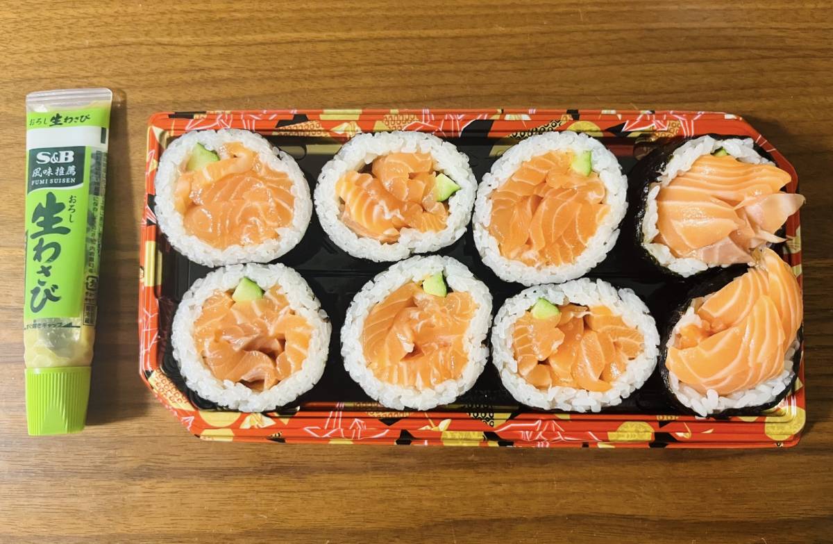 サーモンの切り身がぎっしり♡