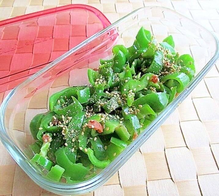 ピーマンのズボラ作り置きおかず