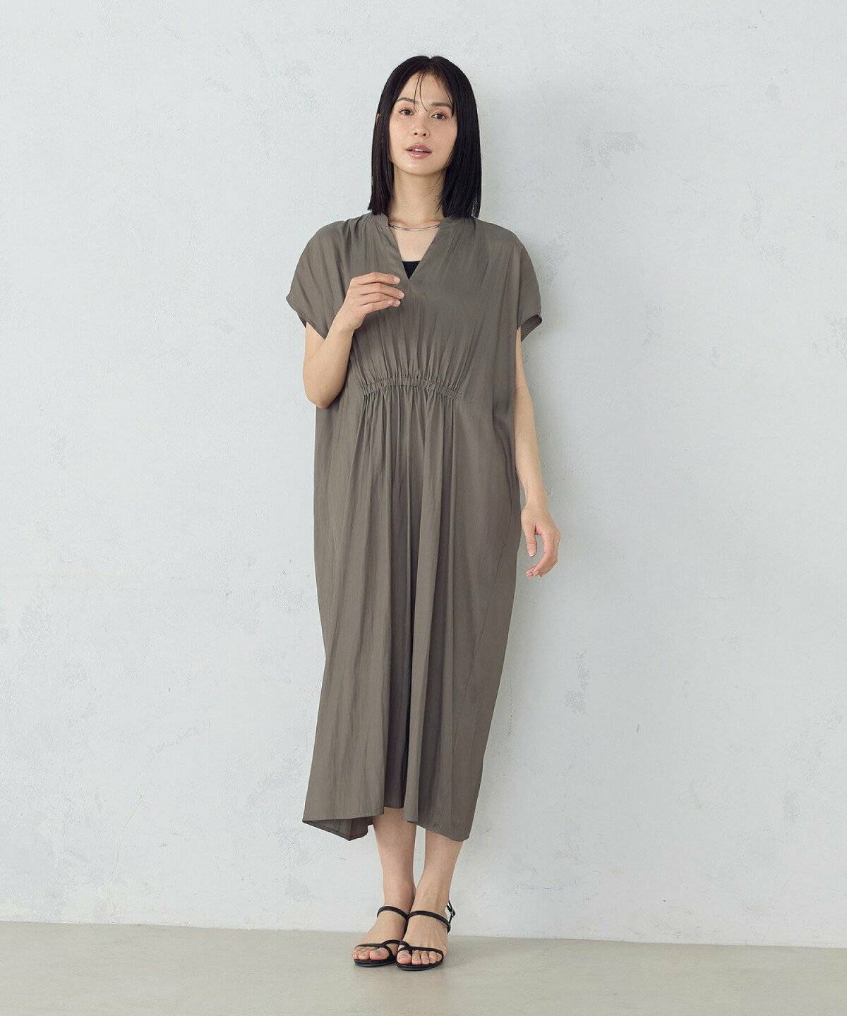 COMME CAISM ゆるっとろみ ワンピース