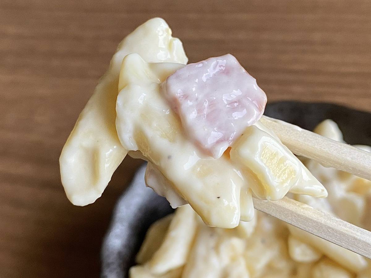 クリーミーさとベーコンの旨みがたまらない♡