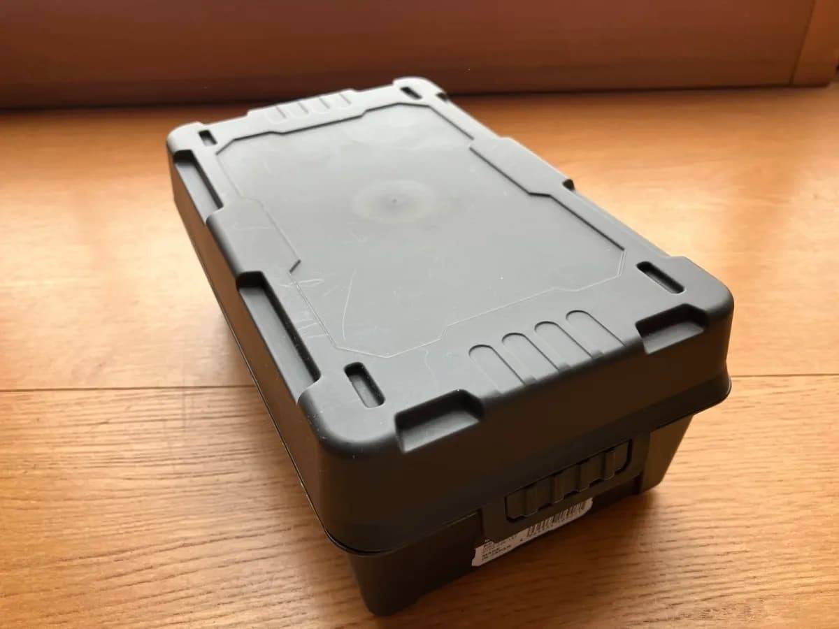 セリアビッグコンテナ MGX ダークグレー−１