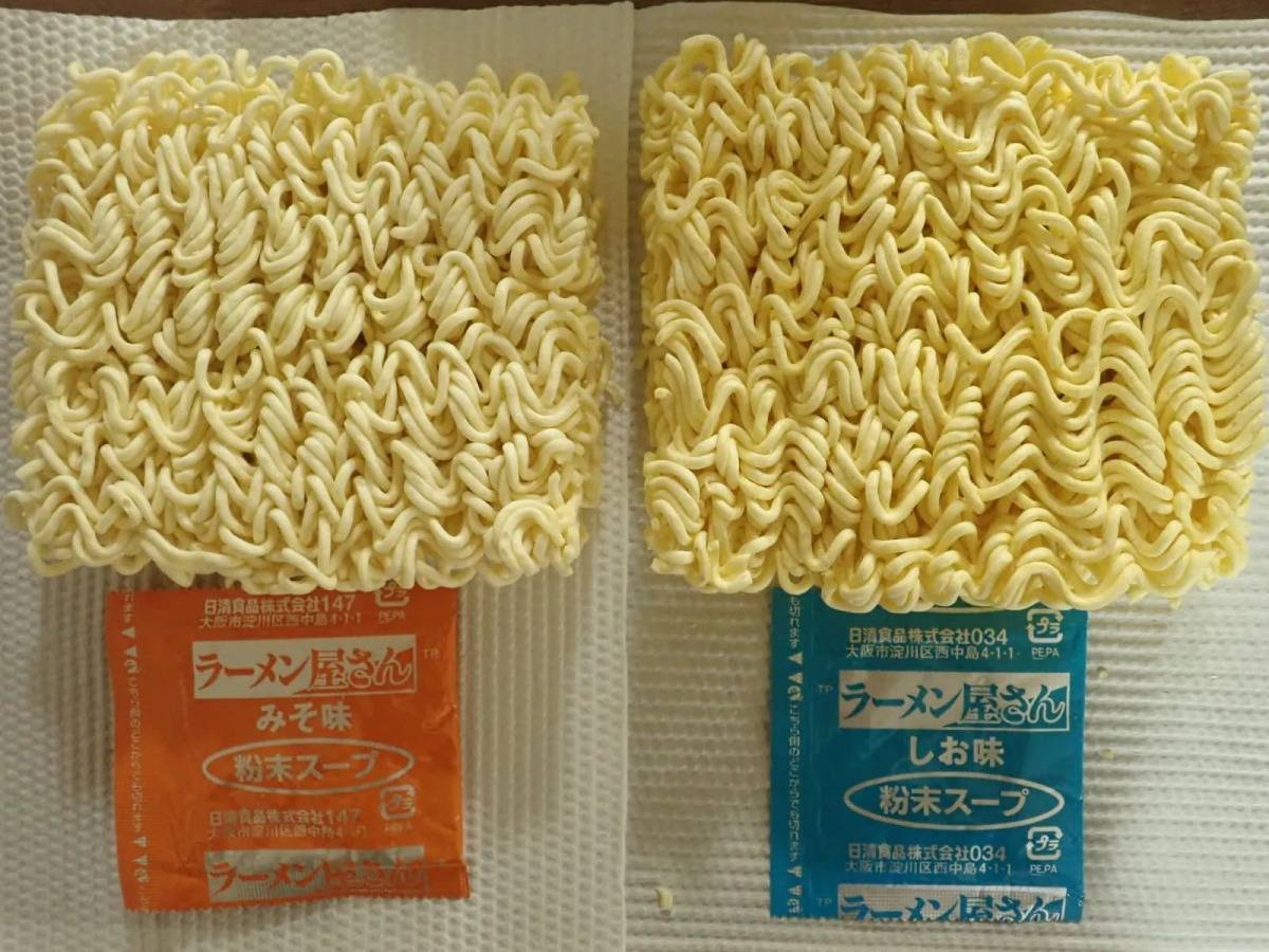 ダイソー日清のラーメン屋さん 札幌みそ・函館しお−２
