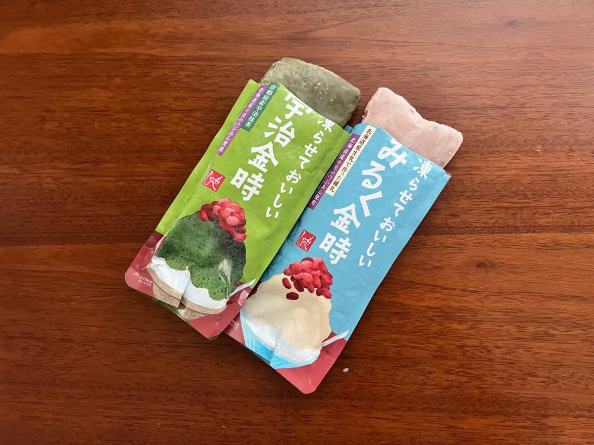 凍らせておいしい　パッケージ表　