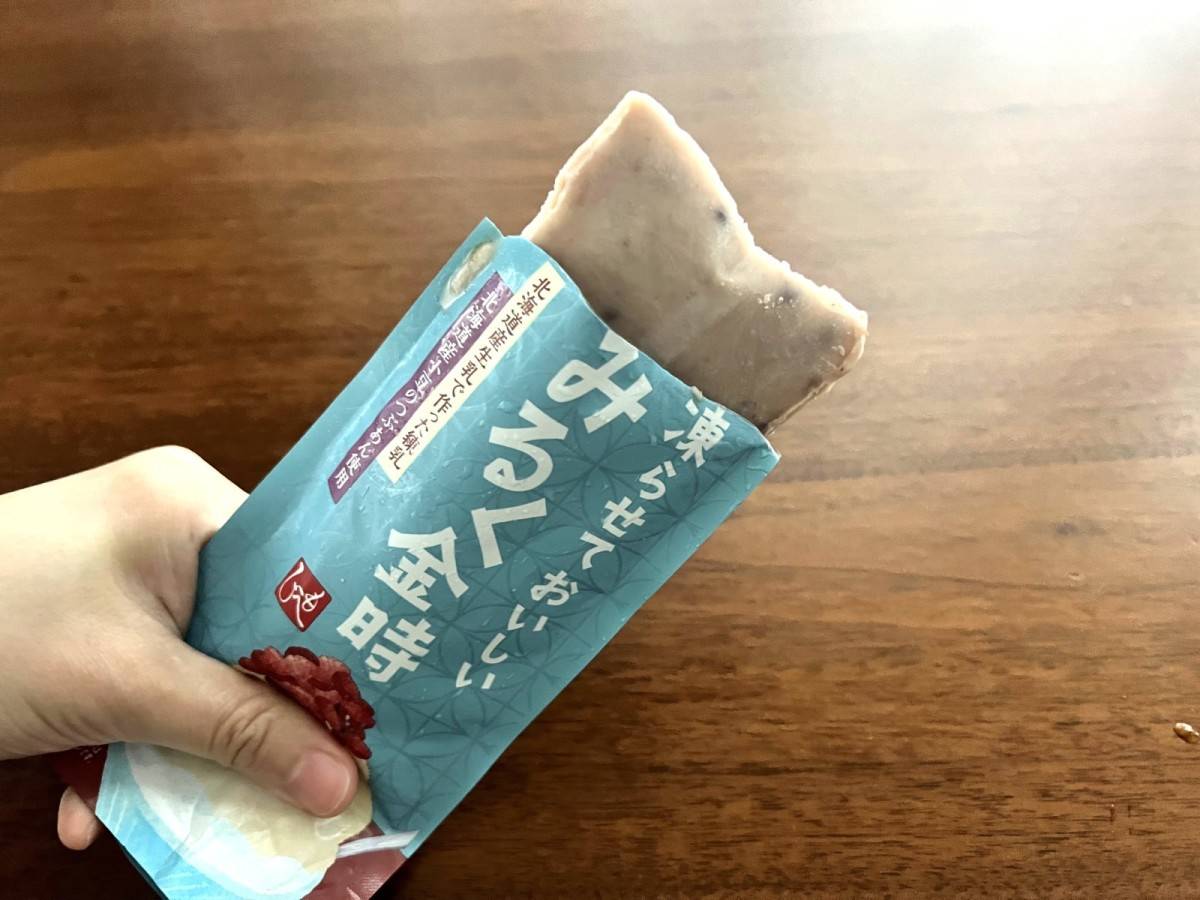 凍らせておいしい　みるく金時　食べてみた①
