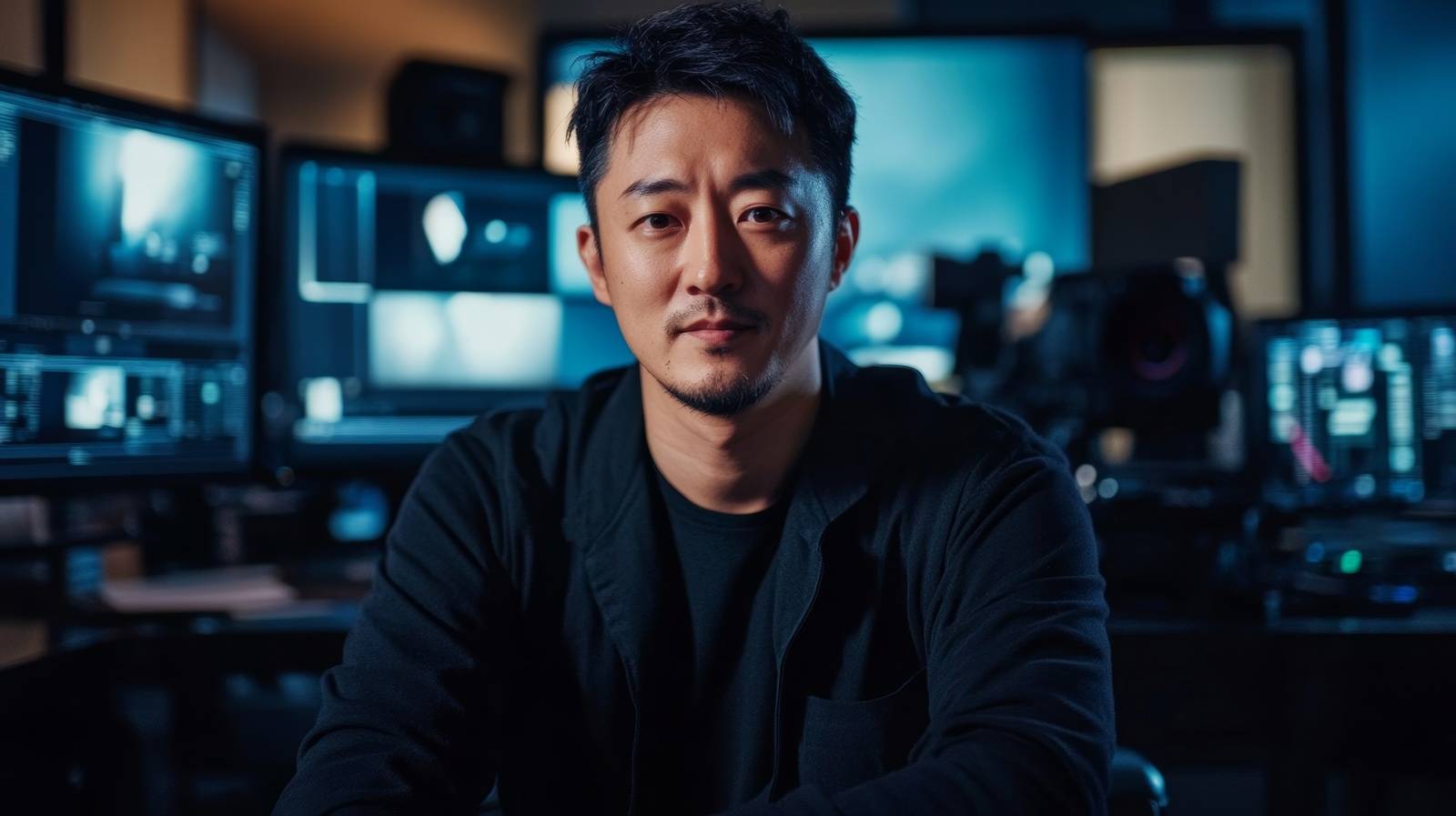 テレビ番組制作スタッフの男性