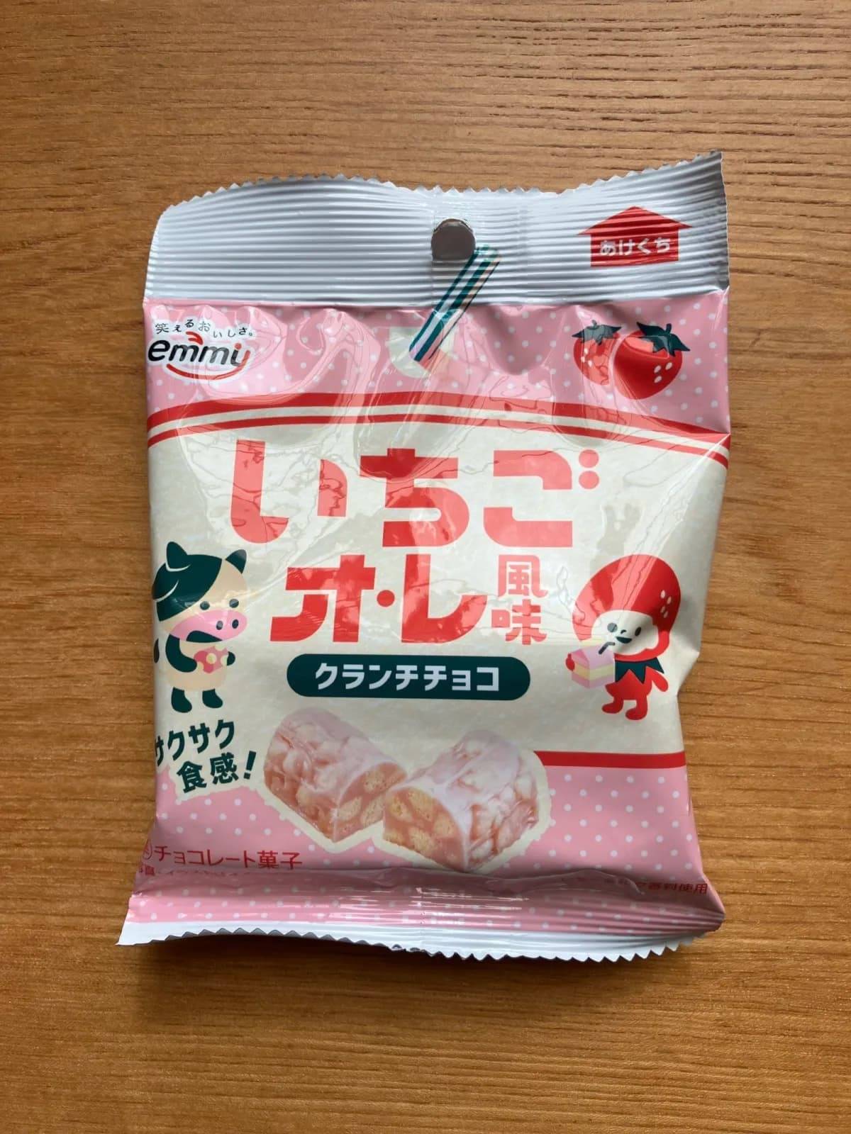 ダイソー正栄 いちごオ・レ風味 クランチチョコ 42g−１