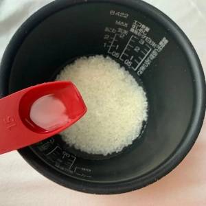 【裏ワザ】超簡単！家にある2つの調味料で古米をツヤツヤに炊く方法