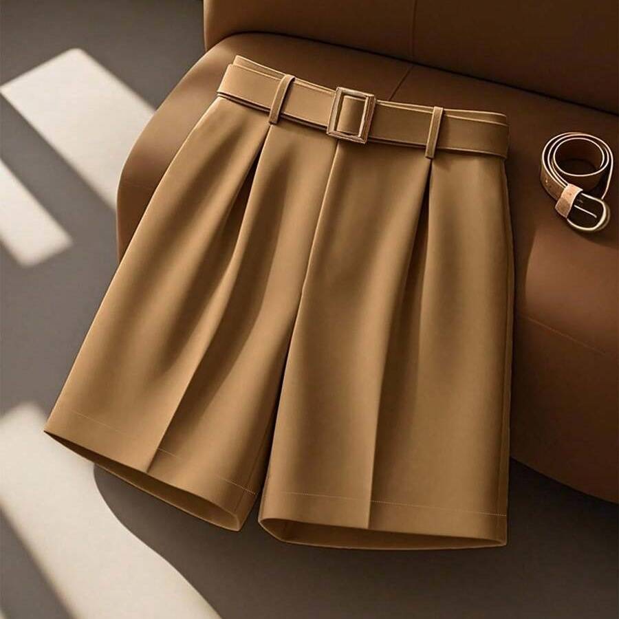 SHEIN GlowEve カジュアルショートパンツ