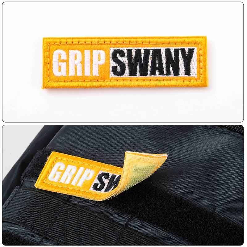GRIP SWANY ワッペン付きショルダーバッグBOOK