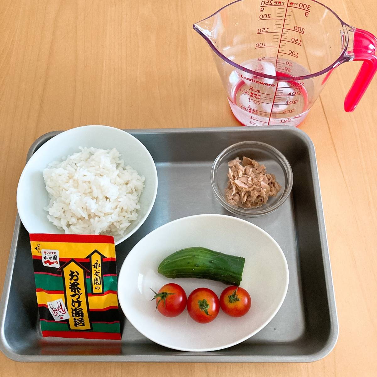 永谷園公式の「３色冷やし茶づけ」のレシピ