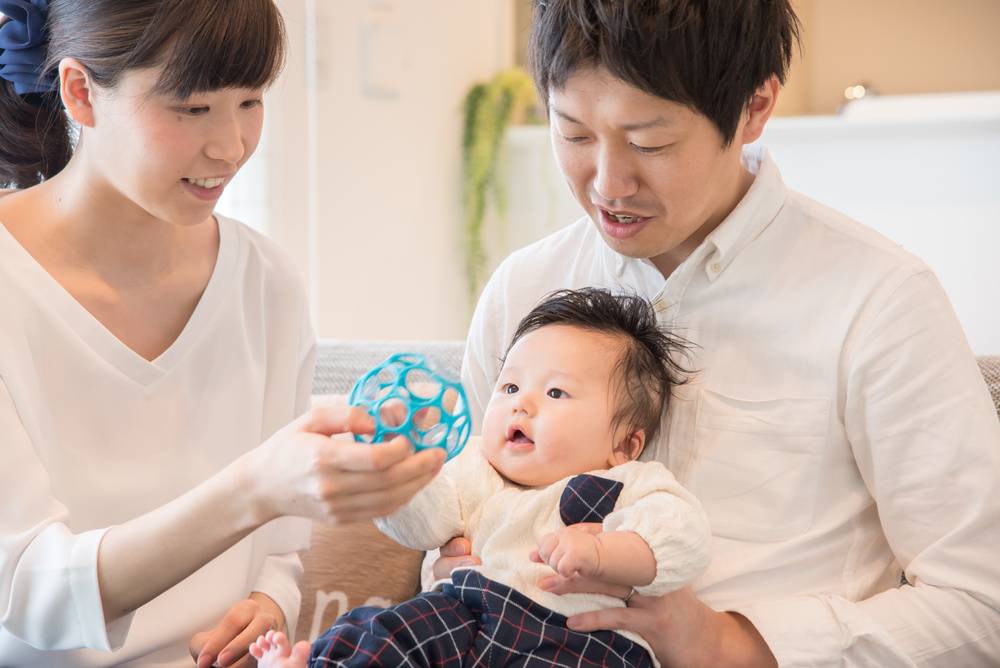 赤ちゃんのいる家族