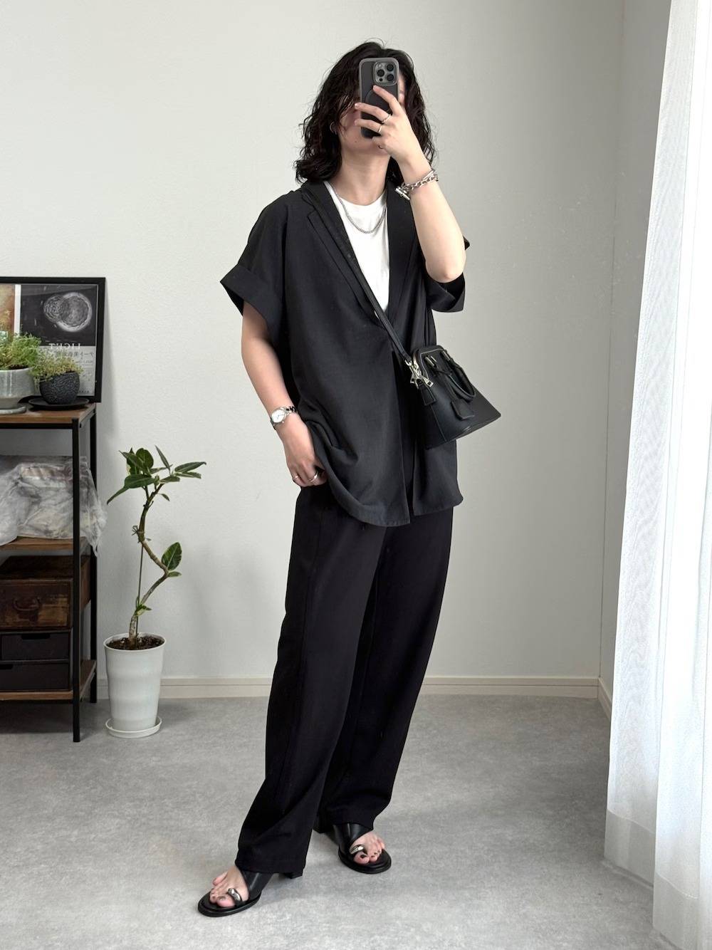 ハーフスリーブのジャケットを羽織る♪