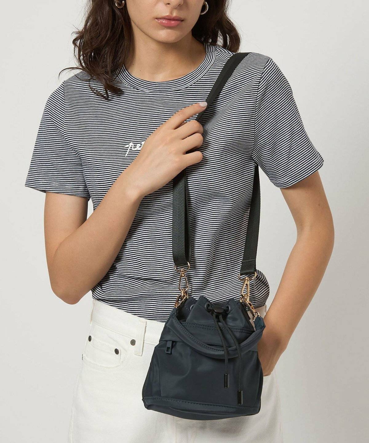 UNITED ARROWS green label relaxing MINI ハッスイ ドロスト 2WAYバッグ
