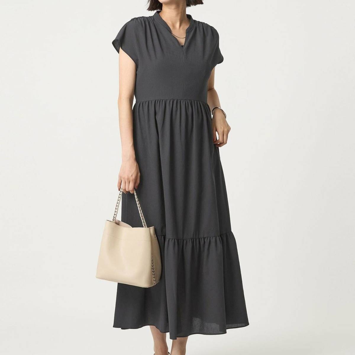 UNITED ARROWS green label relaxing ティアード ワンピース