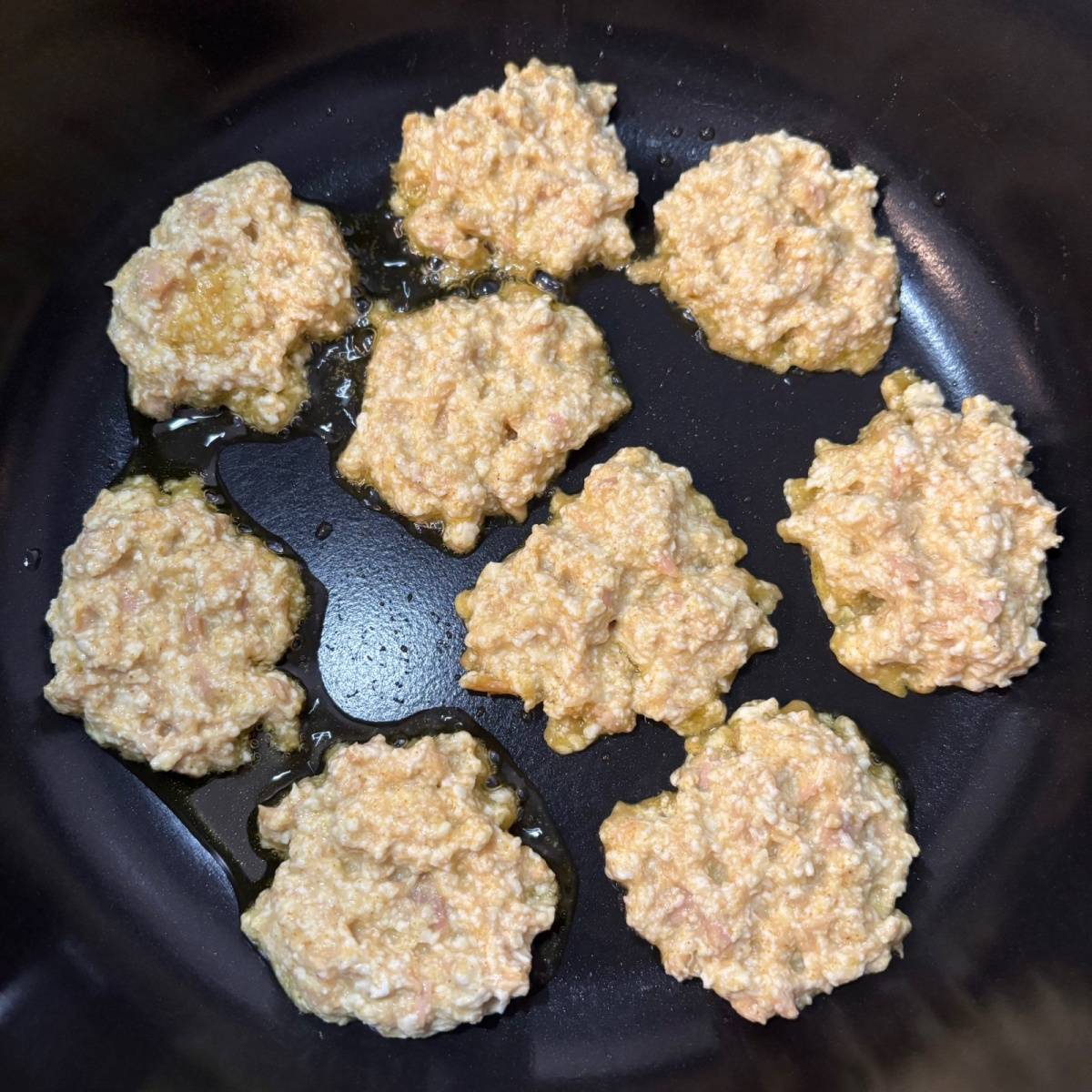 いなば公式の「カレー風味♪揚げないツナ豆腐ナゲット」のレシピ