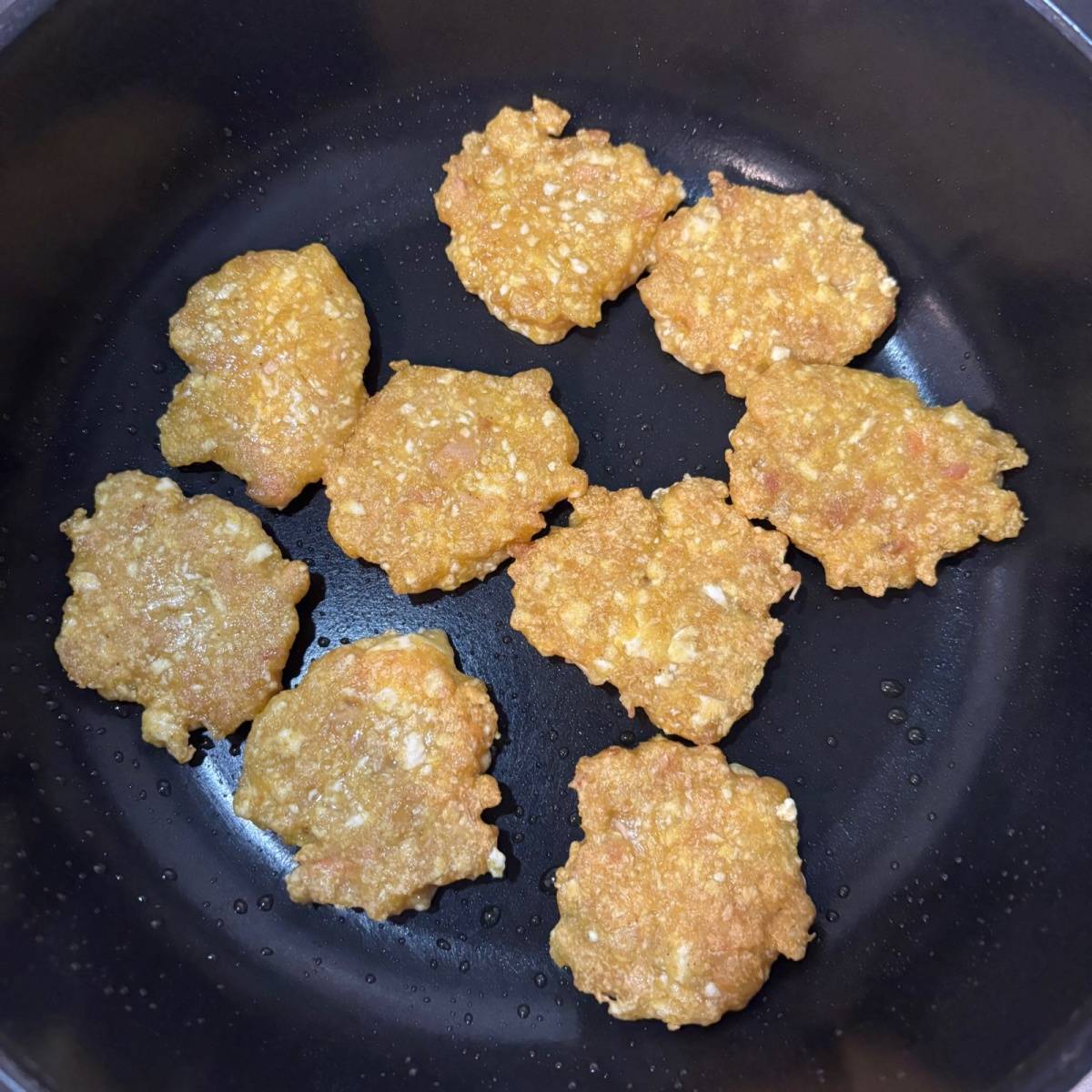 いなば公式の「カレー風味♪揚げないツナ豆腐ナゲット」のレシピ