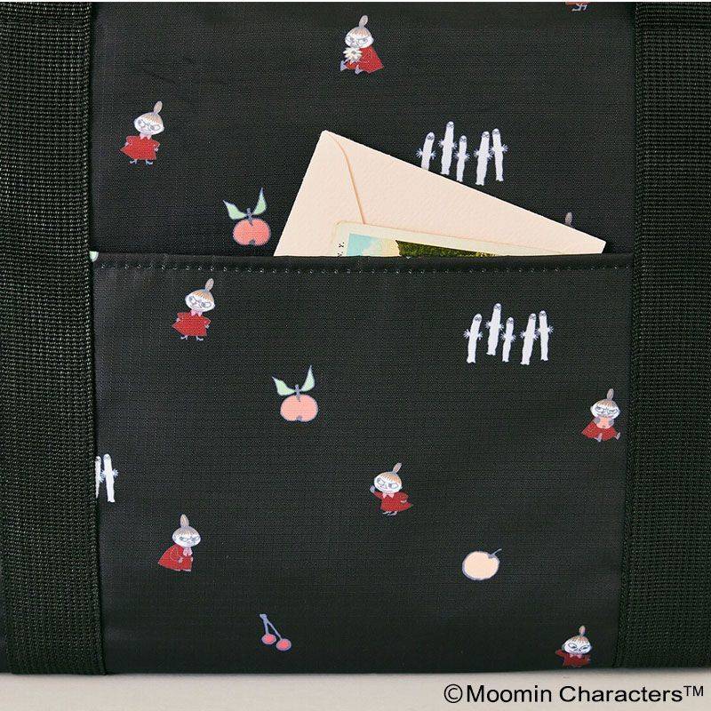 MOOMIN ボストンバッグ BOOK 大人かわいいリトルミイとニョロニョロ柄
