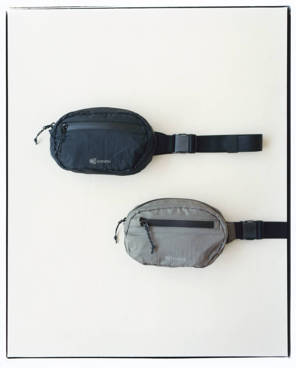 EMMI RECYCLED NYLON PACKABLE HIP BAG