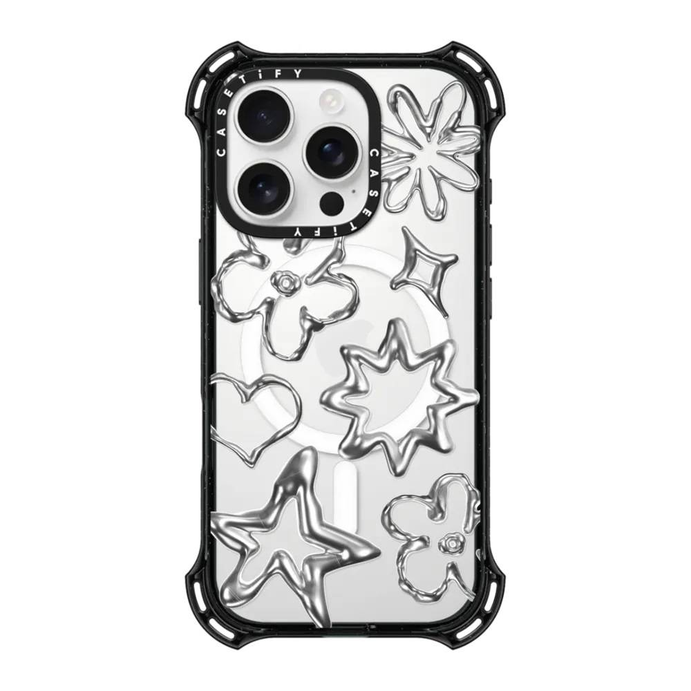 CASETiFY Chrome Doodles