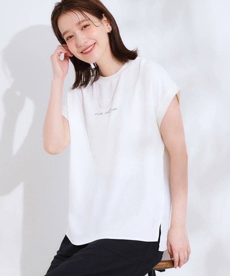 SHOO・LA・RUE ロゴTシャツブラウス