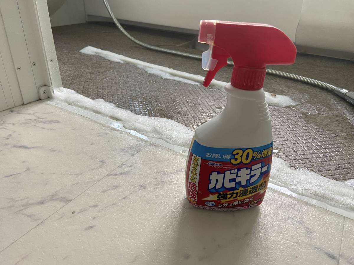 カビキラーで掃除