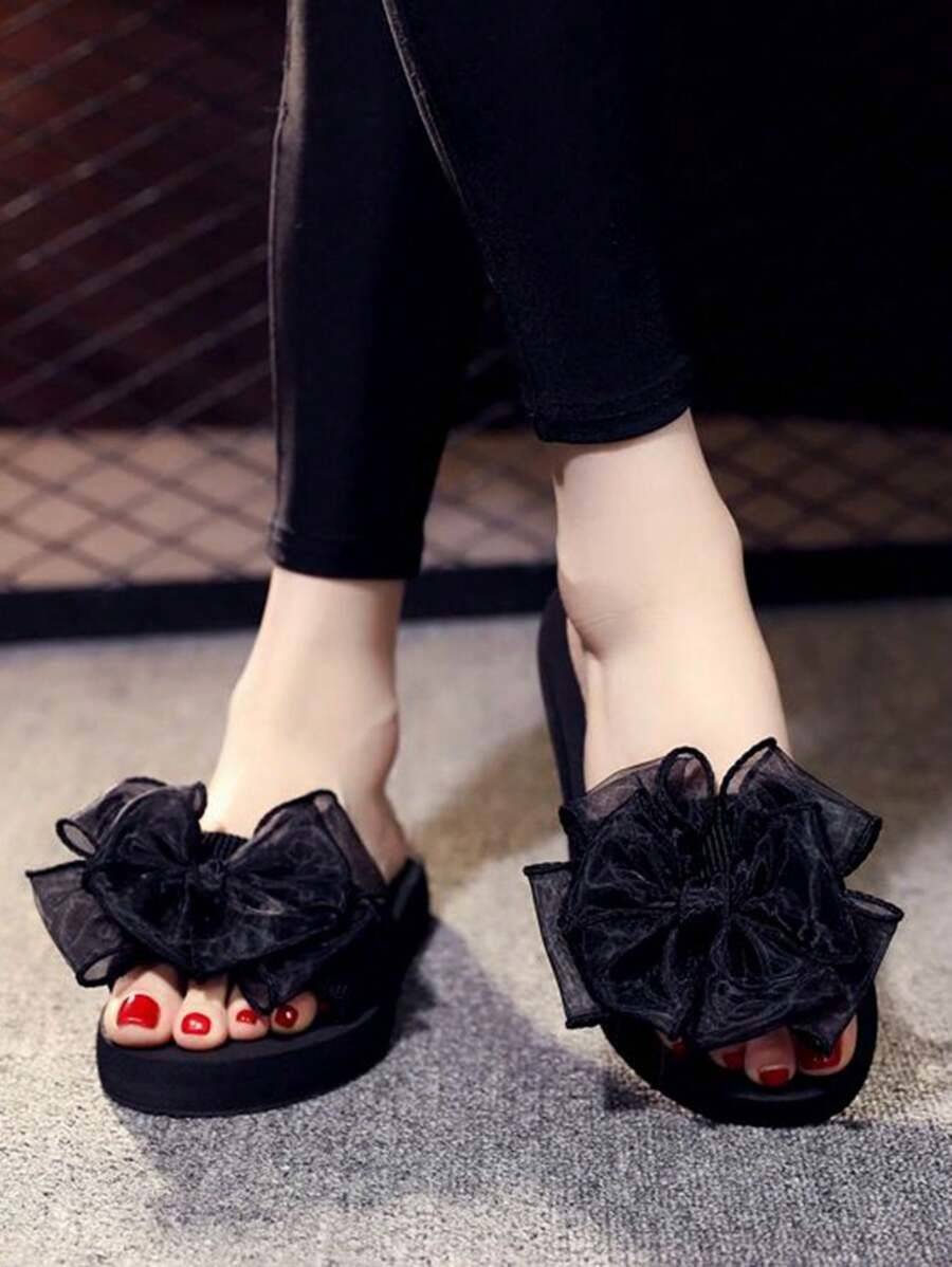SHEIN デコレーションスライドサンダル