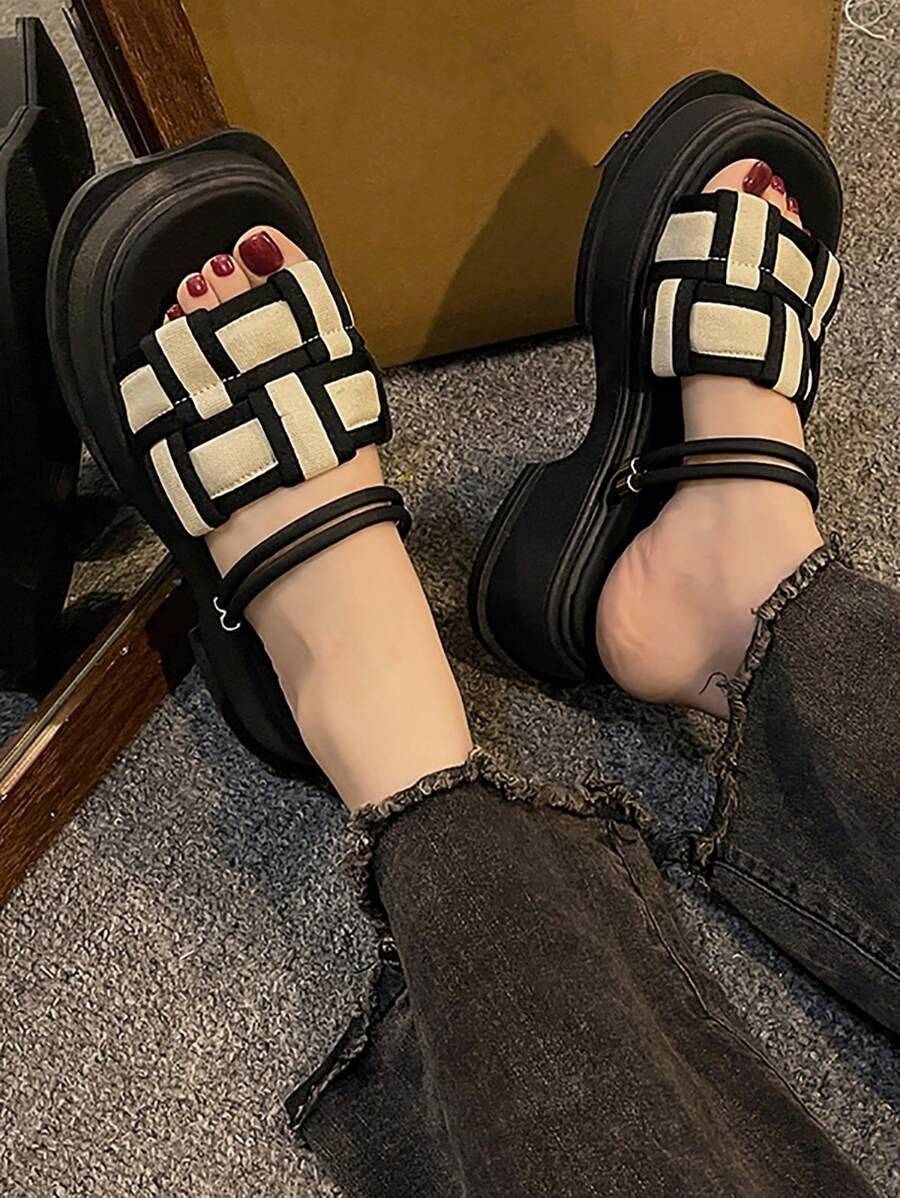 SHEIN ウェッジサンダル