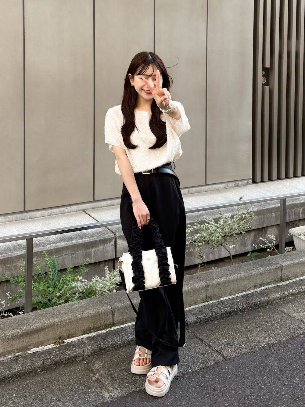 フリンジトップスを合わせる♡