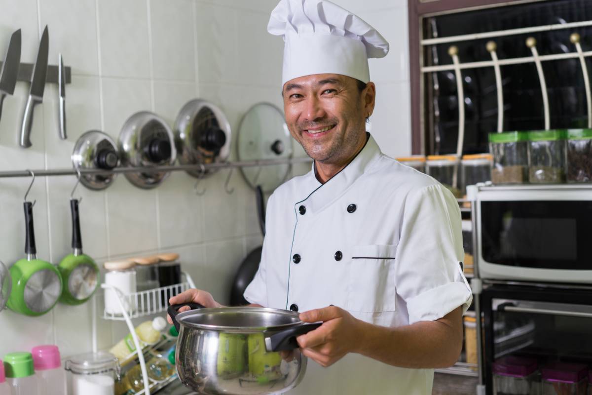 調理師の男性
