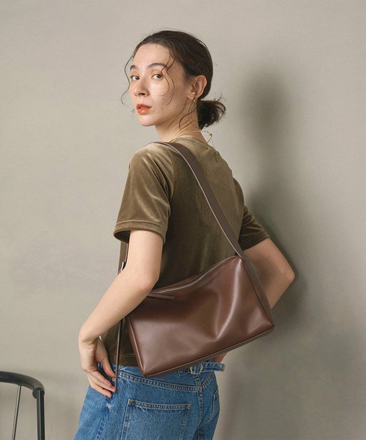 BEAUTY&YOUTH UNITED ARROWS スクエア ビッグバックル ショルダーバッグ