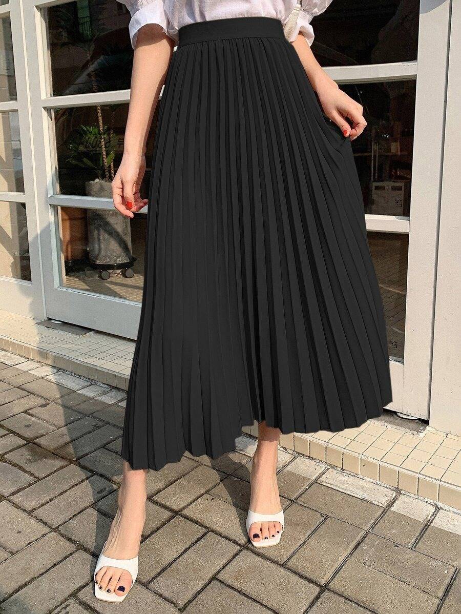 SHEIN8月の高見えスカート