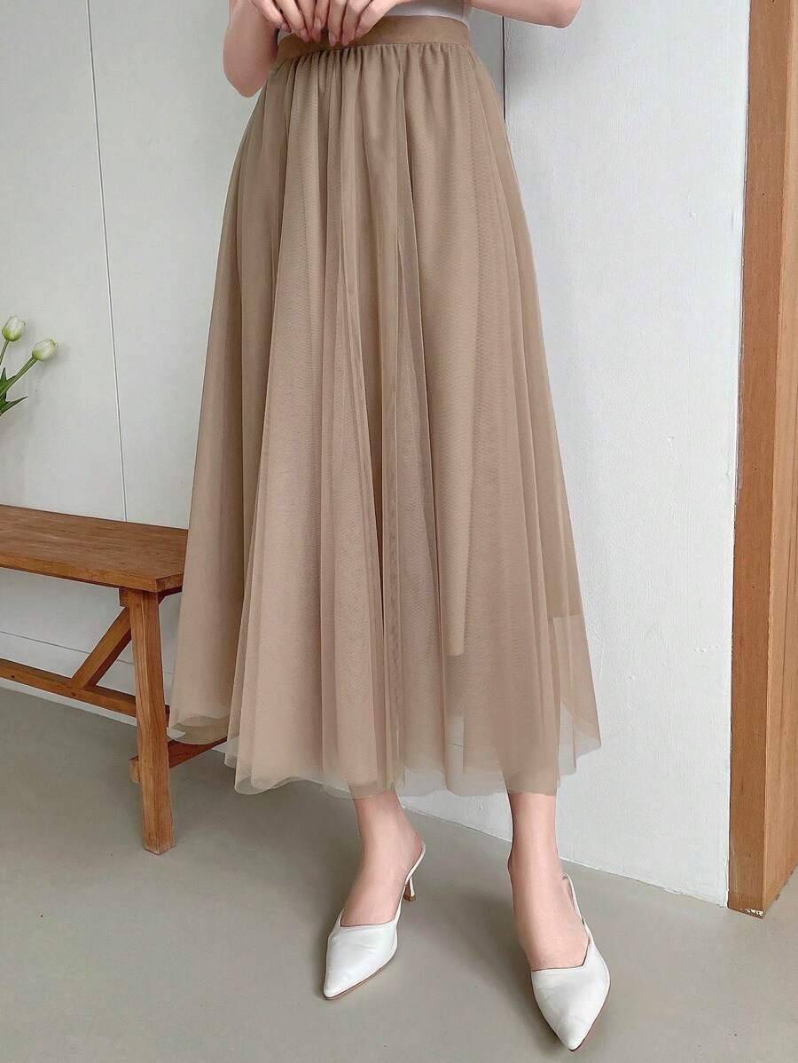 SHEIN8月の高見えスカート