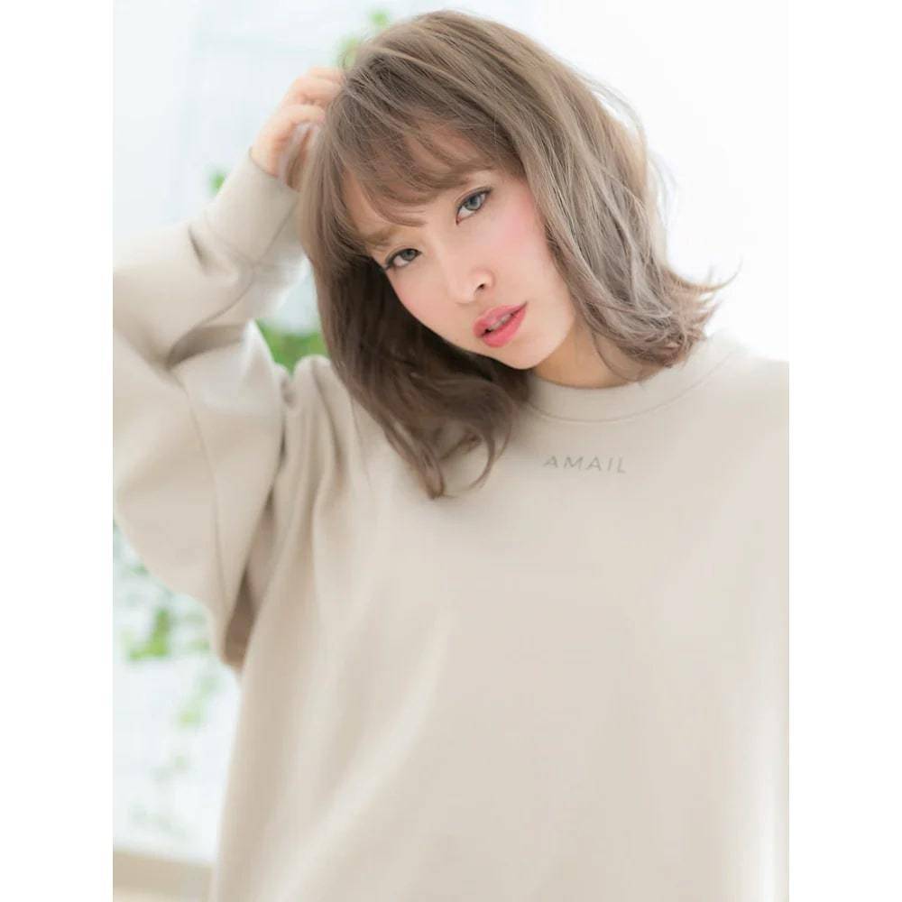 透け感グラデーション