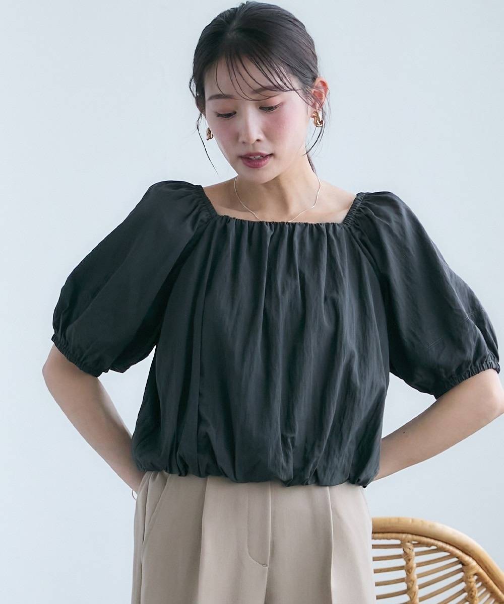 低身長向け8月のほっそり見えトップス