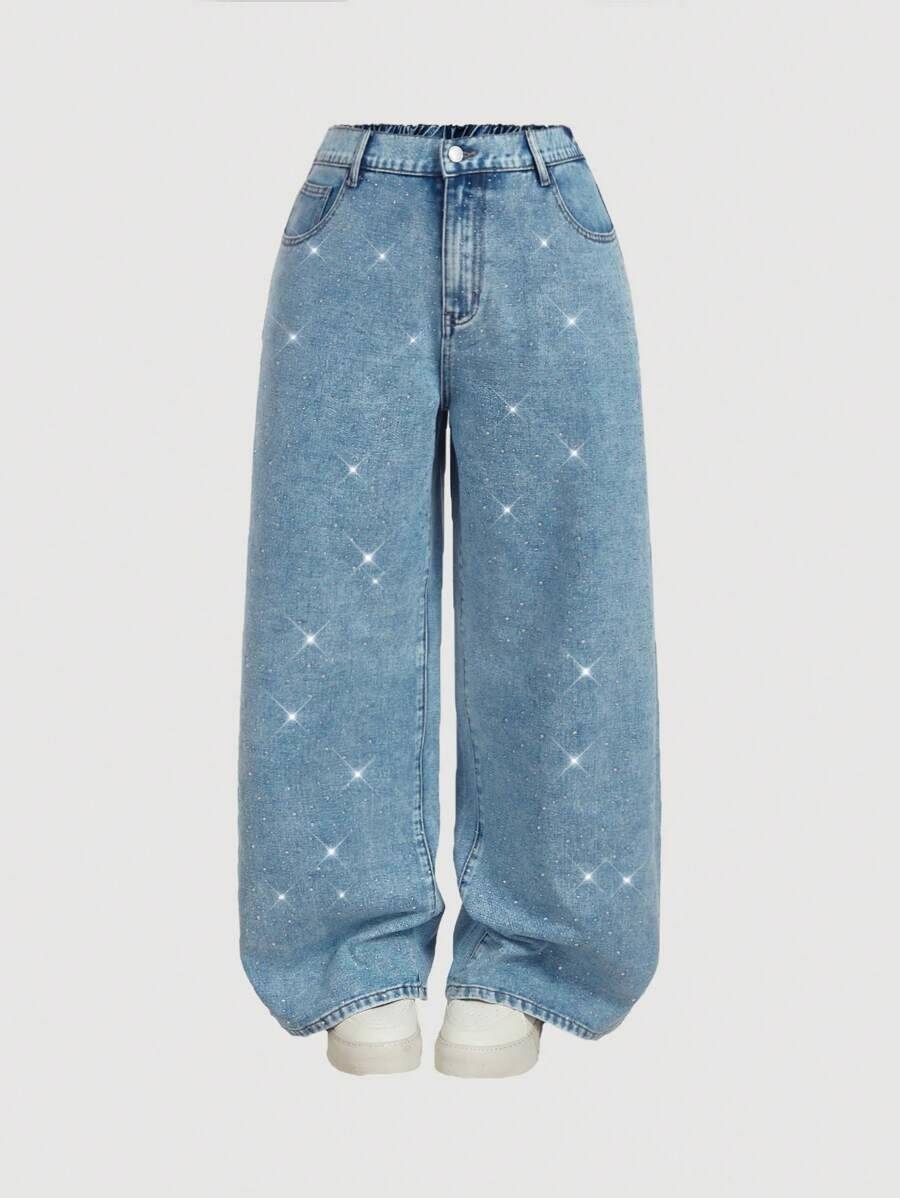 SHEIN MOD ルーズフィットジーンズ