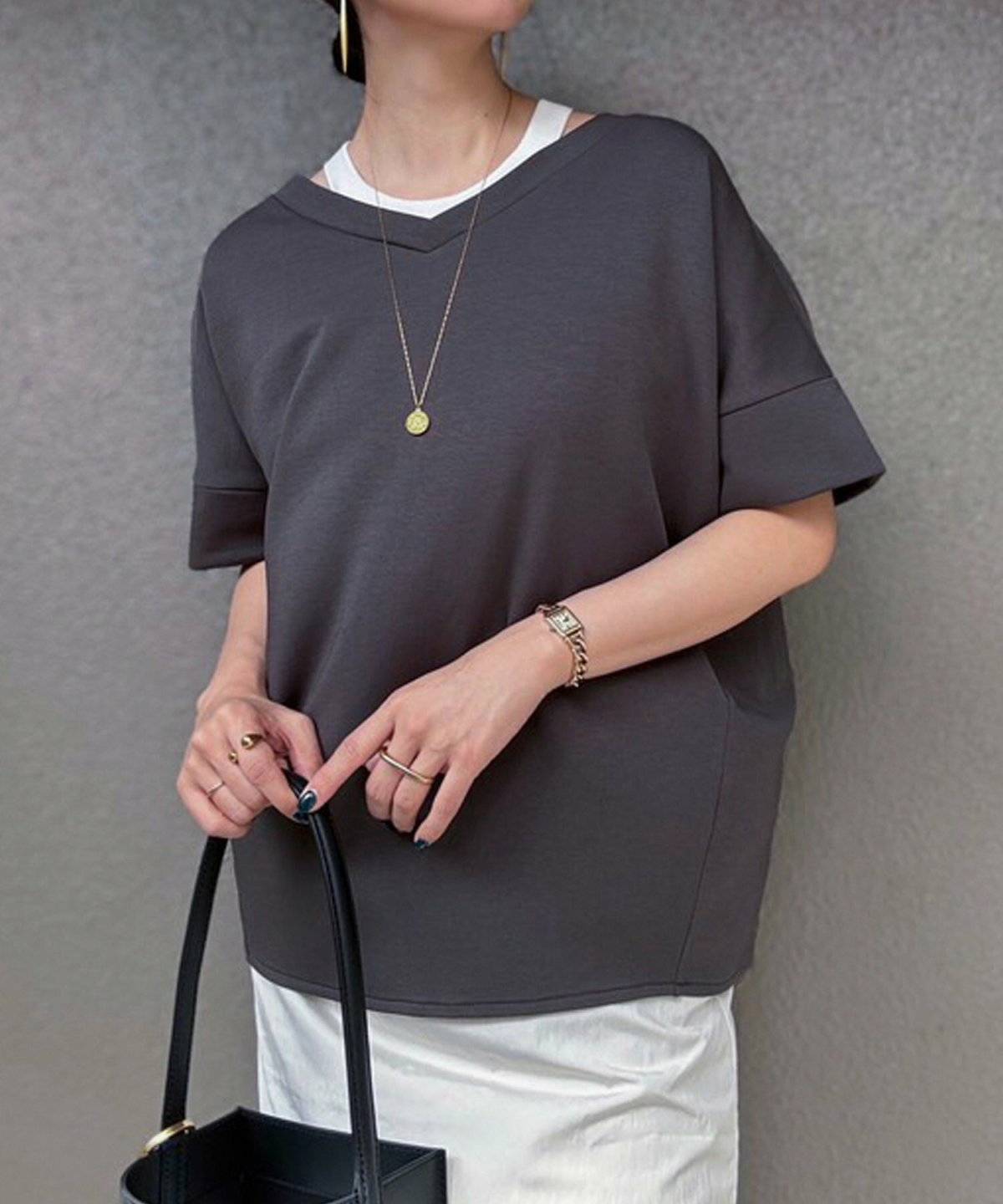 STYLEDOOR ライトダンボールダブルスリーブプルオーバー