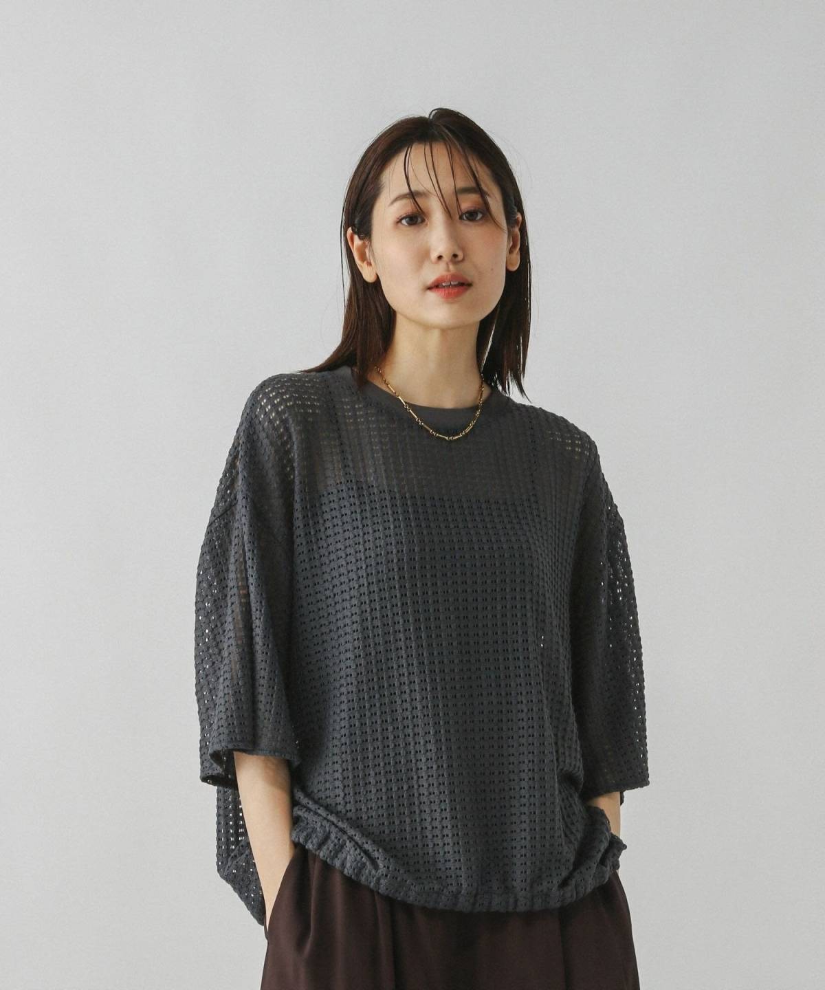 GLOBAL WORK　シアーラッセルドロストプルオーバー