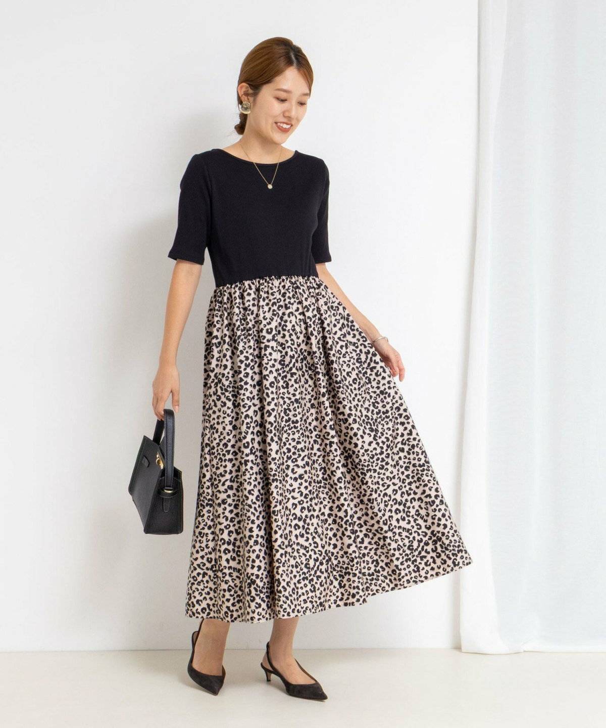 NOLLEY'S ウォッシャブルカット×タフタドッキングワンピース