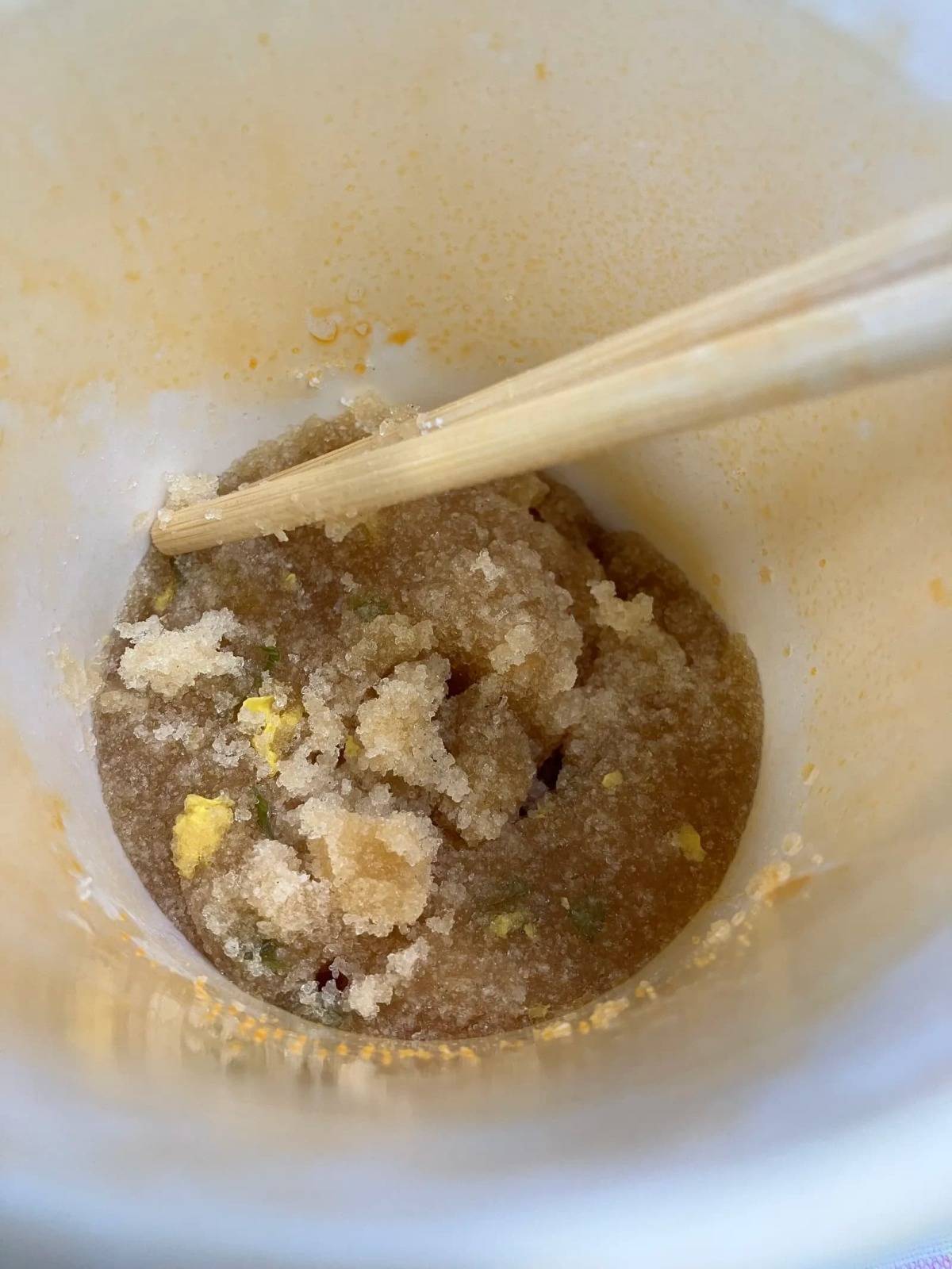 ダイソー残った麺スープ凝固剤(ぐるグルポィっ！)-3