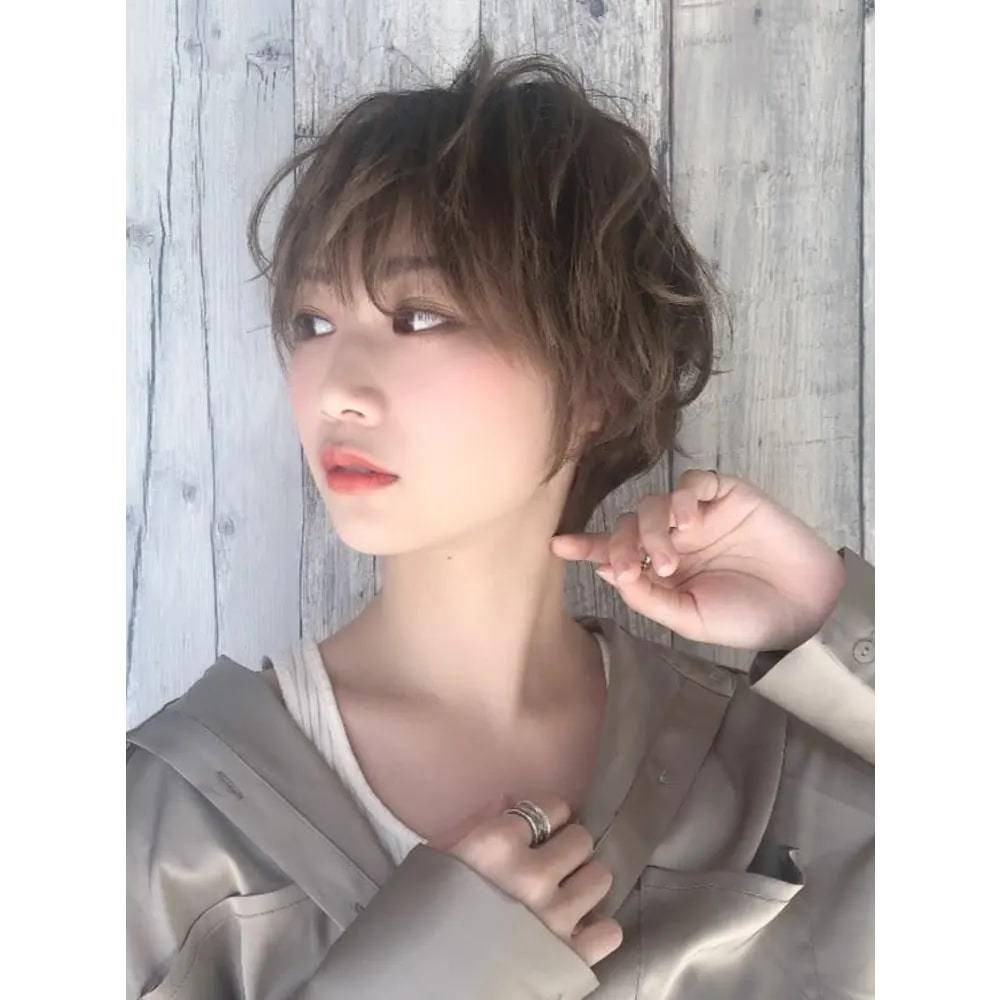 ニュアンスパーマ×アッシュグレー