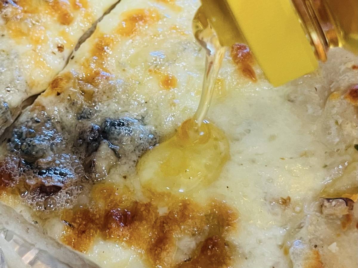 はちみつをかけるとさらに美味しい！