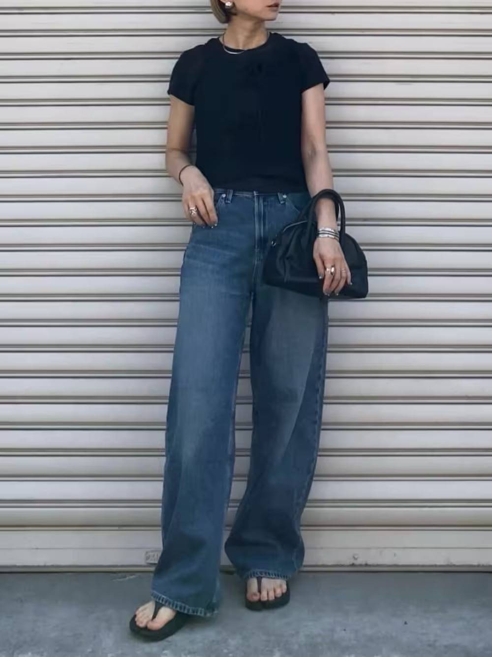 ミニTシャツを合わせる！