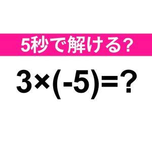 まさか解けないなんて言わないよね……？正解はコレだよ！【算数クイズ】