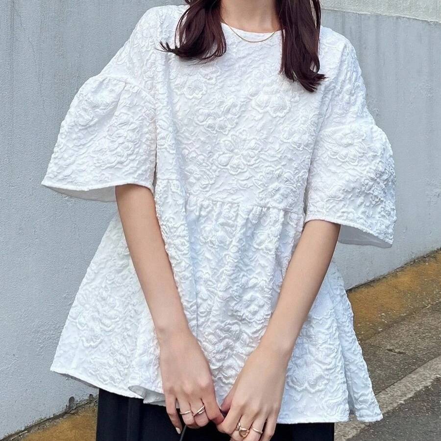 SHEIN若く見える夏のブラウス