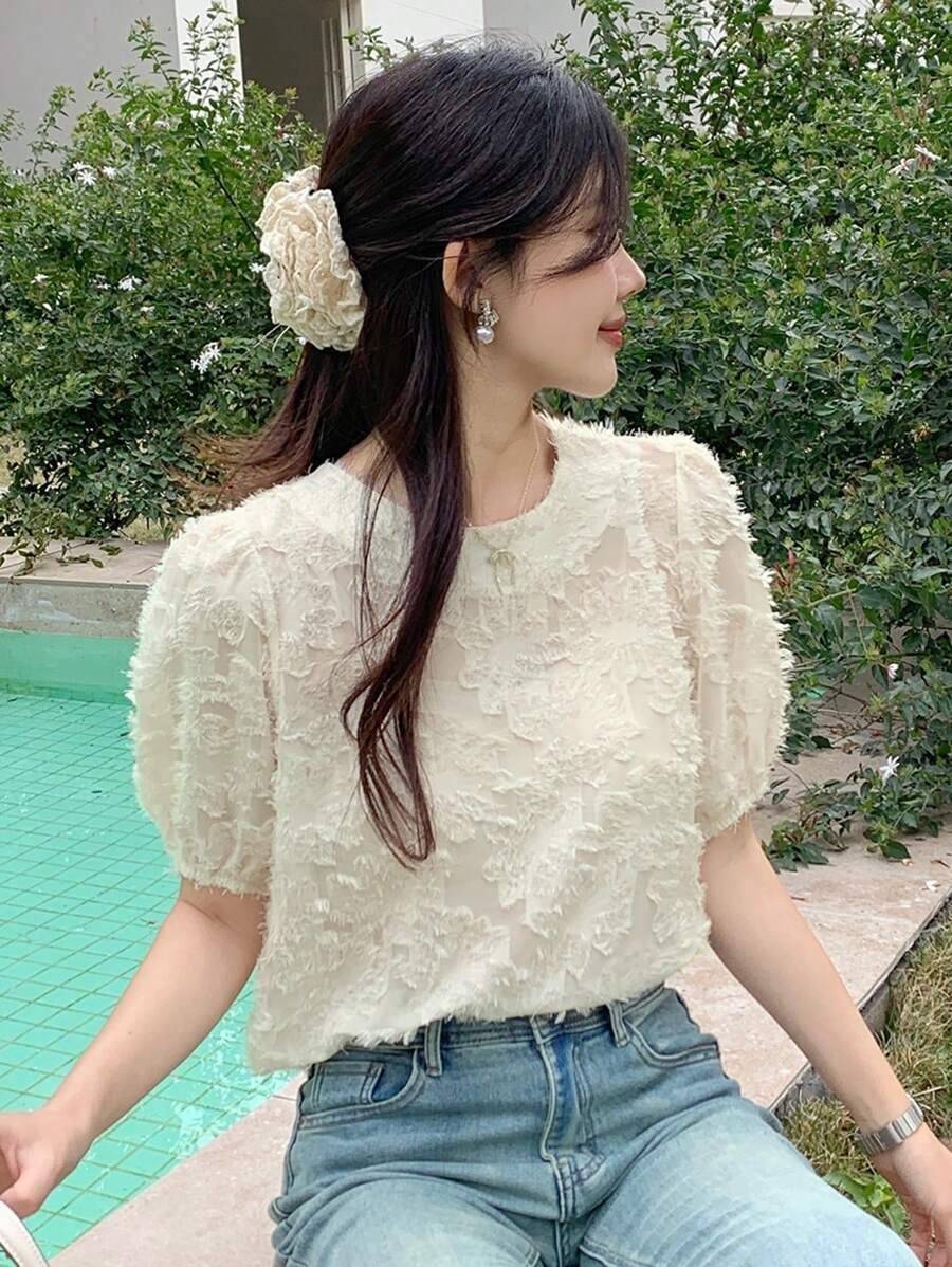 SHEIN若く見える夏ブラウス
