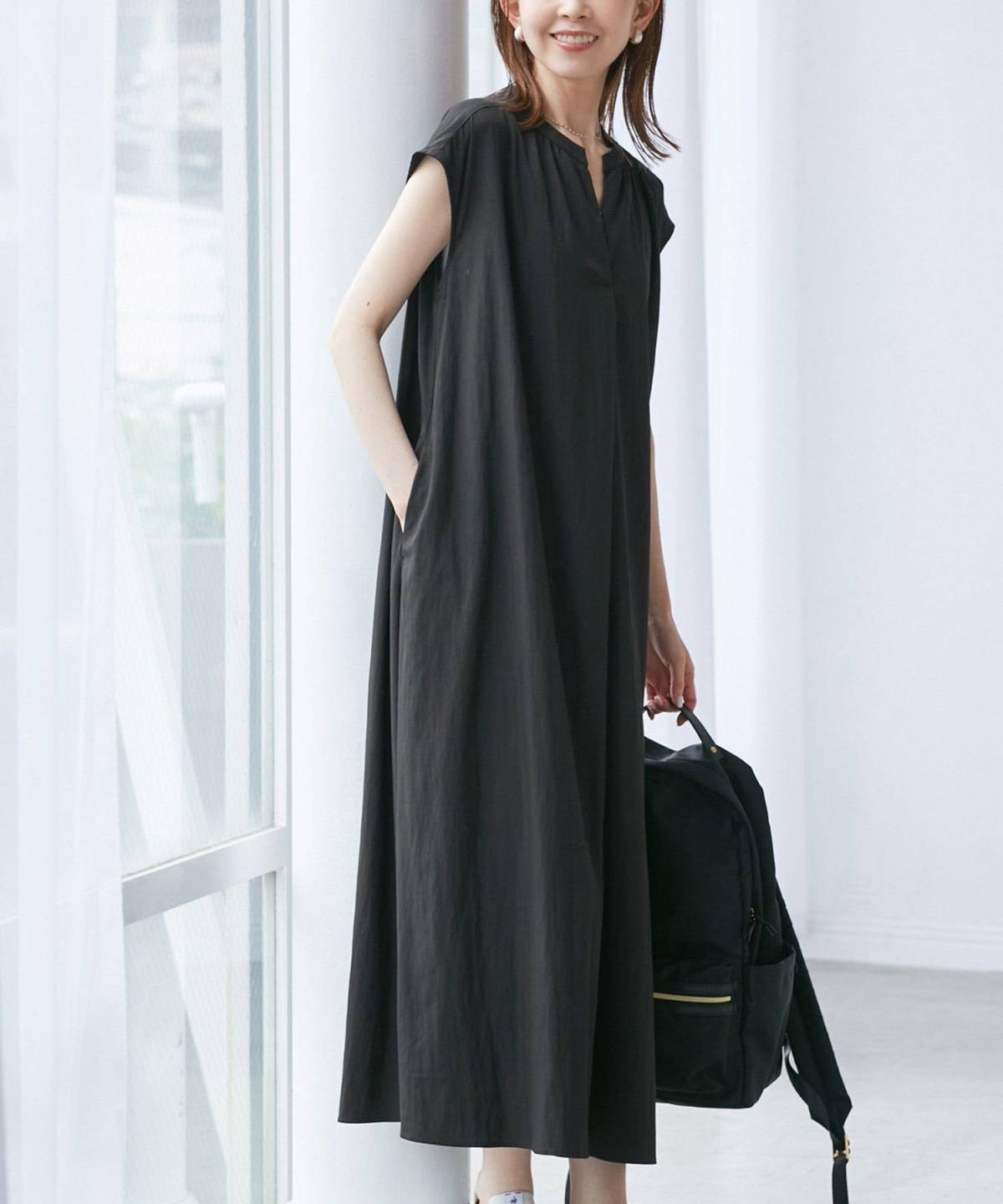 ROPE' PICNIC リラックススキッパーロングワンピース
